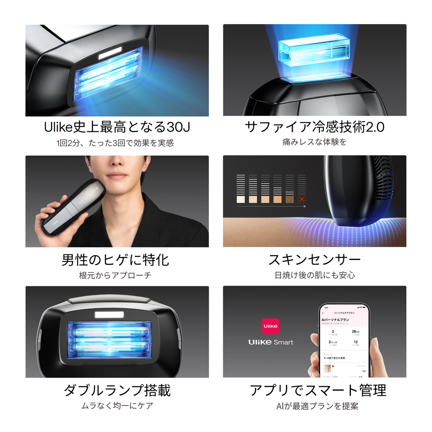 Ulike X Max IPL光美容器 アタッチメントキット